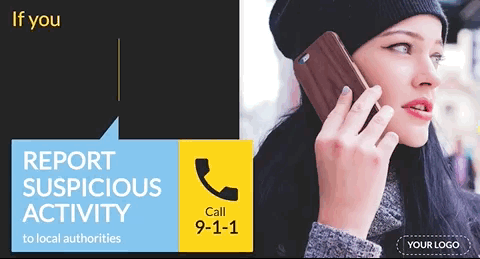 See it, say it for digital signage.